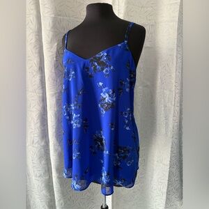 Torrid Blue Floral Camisole Top